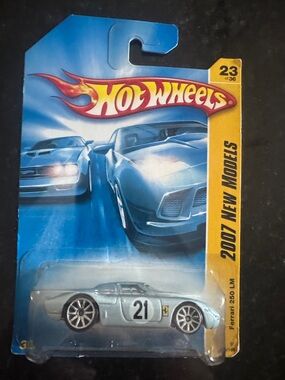 Hot Wheels Silver Race Car - 2007 New Models